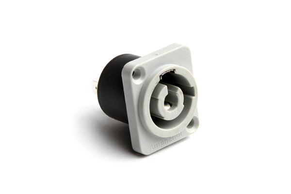 HP-3-MDGW Power ChassisMount, Power Out, SolderTabs 3/16", without Insulation Divider,Thermoplastic, Grey. Comparable part no: NAC3MPB-1-WOT