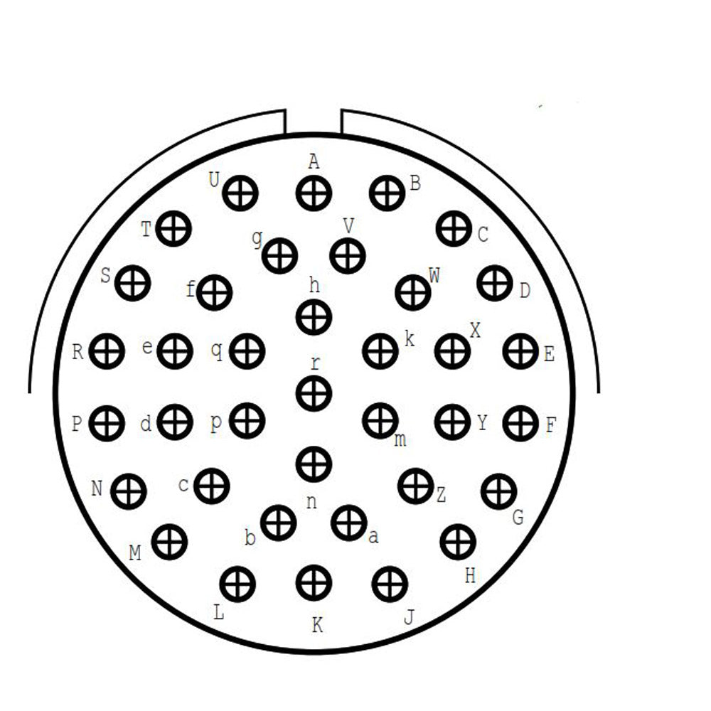 D38999/26FJ37SN Straight Plug