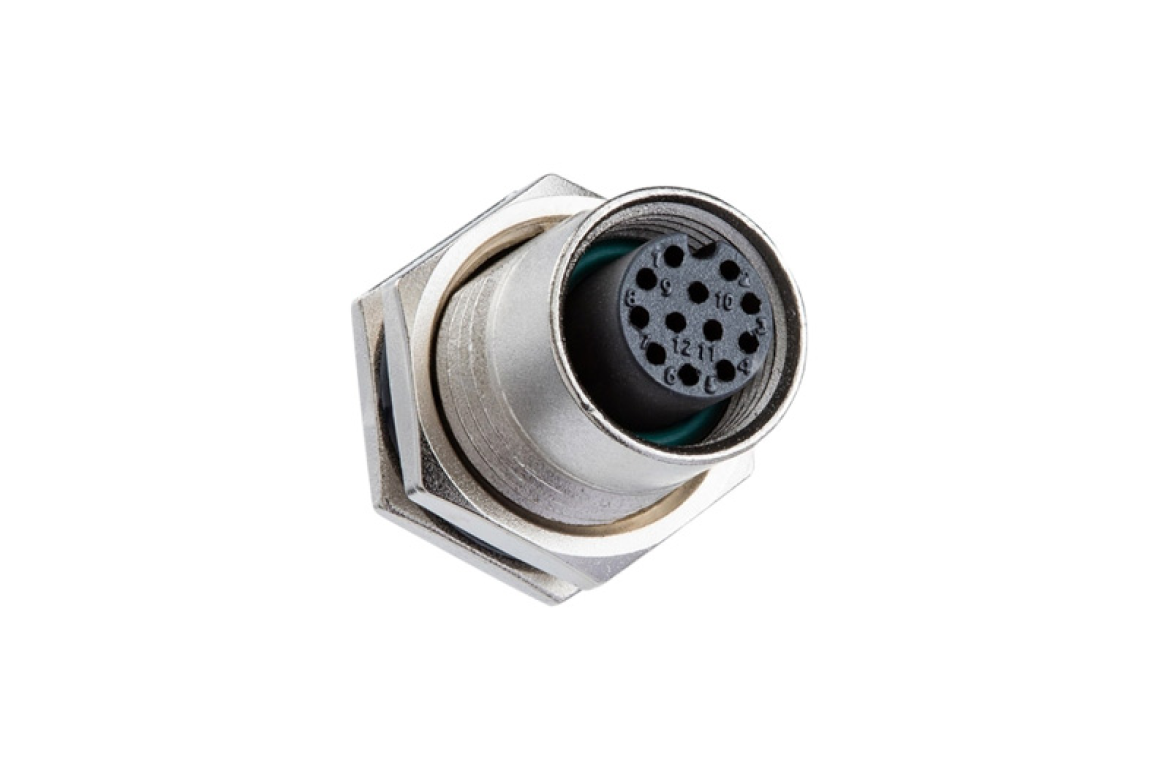 M12A-12PFFP-SF8001 Metric Circular Connector
