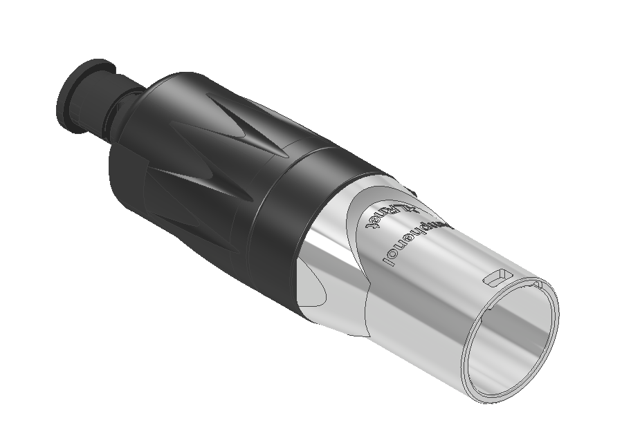 RJXX8M XLRnetEthernet RJ45Male Cable Connector, Nickel Finish. Comparable part no: NE8MC