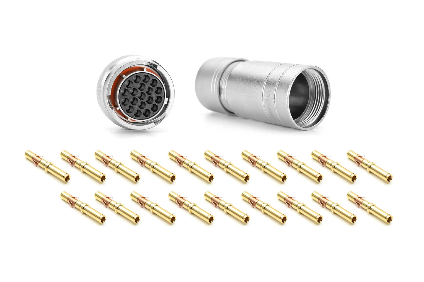 RT061823SNH03SS-K Plug Kit, 23 Position, Female, Shell Size 18, Silicone Seal, with Machined Contacts, IP69K