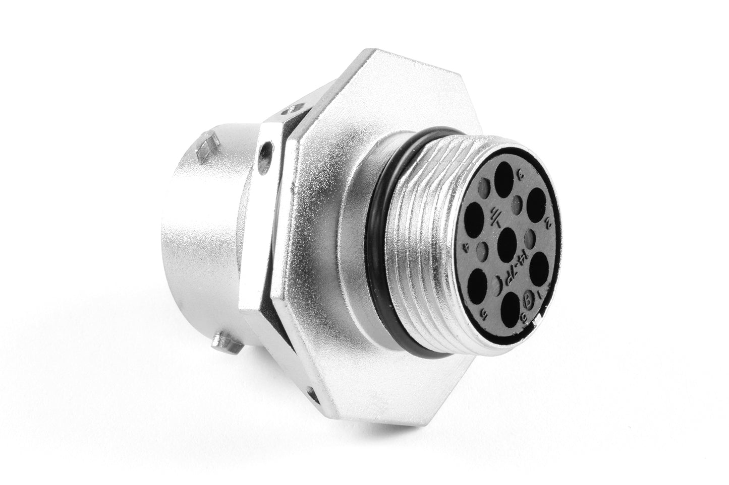 RT07147PNH Receptacle, Jam Nut, 7 Position, Male, Shell Size 14, Wire Range 14 - 24AWG
