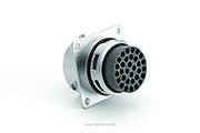 RT0W01832PNH03 Receptacle, Square Flange, 32 Position, Male, Shell Size 18, Silicone Seal, and End Cap with Individual Wire Sealing. Comparable part no. UT0W01832PH