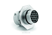 RT0W71419PNH Receptacle, Jam Nut, 19 Position, Male, Shell Size 14. Comparable part no. UT0W71419PH