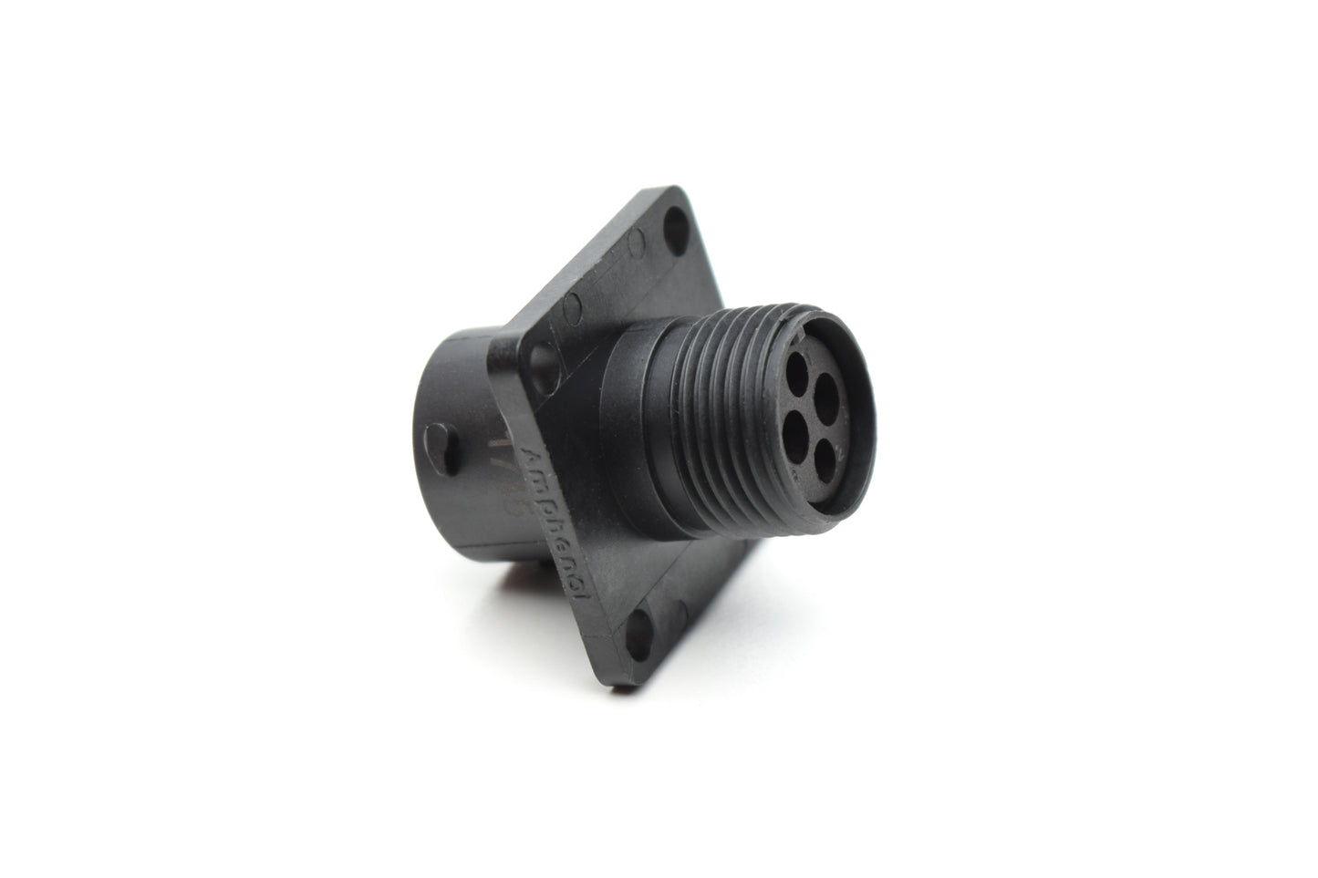 RTS010N2S03 Receptacle, Square Flange, 4 (2+2) Position, Female, Shell Size 10, Silicone Seal