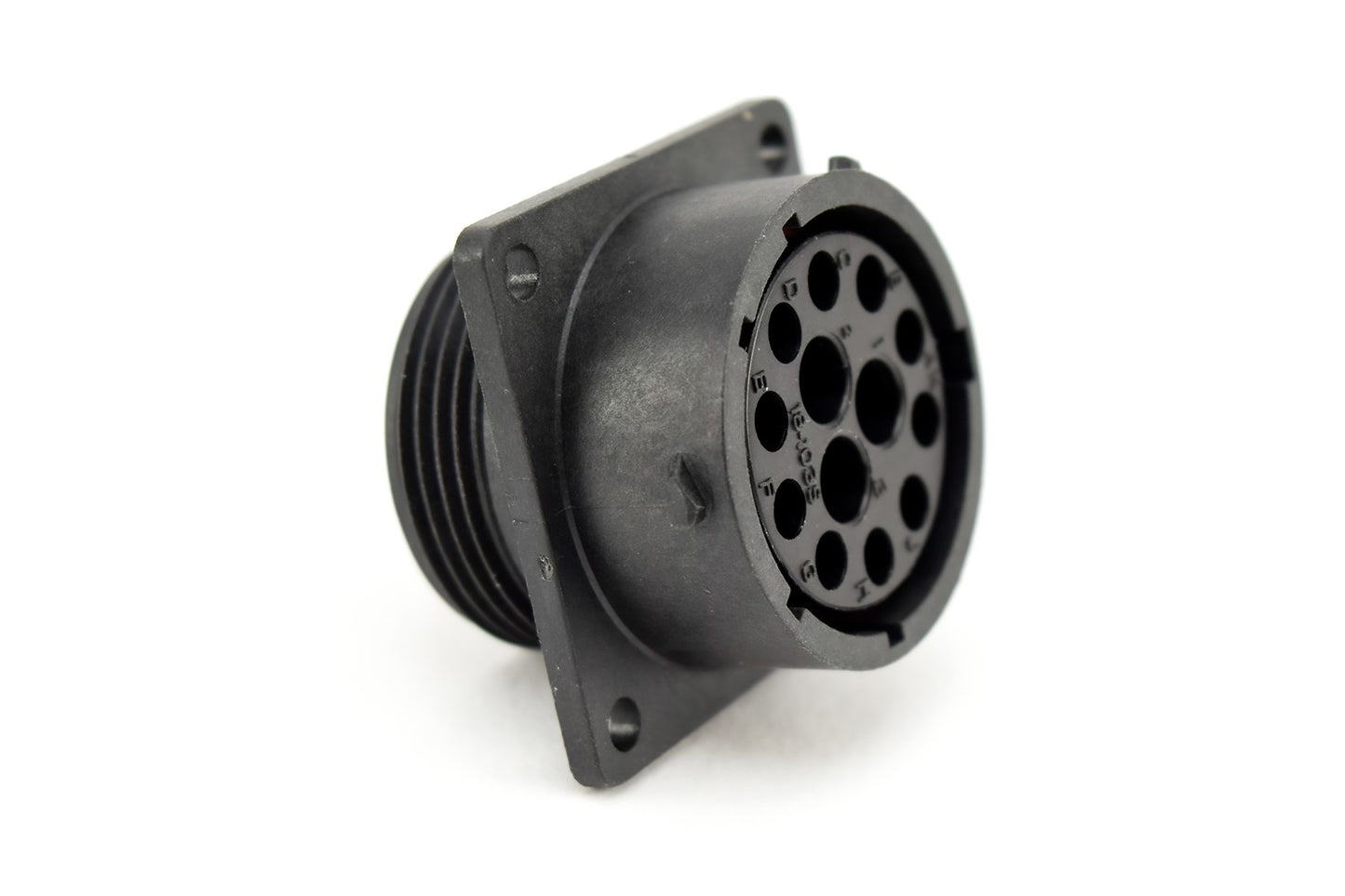 RTS018N103S Receptacle, Square Flange, 13 (10+3 COAX) Position, Female, Shell Size 18