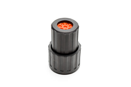RTS6BS12N8PHEC03 Plug, 8 Position, Male, Shell Size 12, Silicone Seal, and End Cap with Individual Wire Sealing. Comparable part no. UTS6GN128P