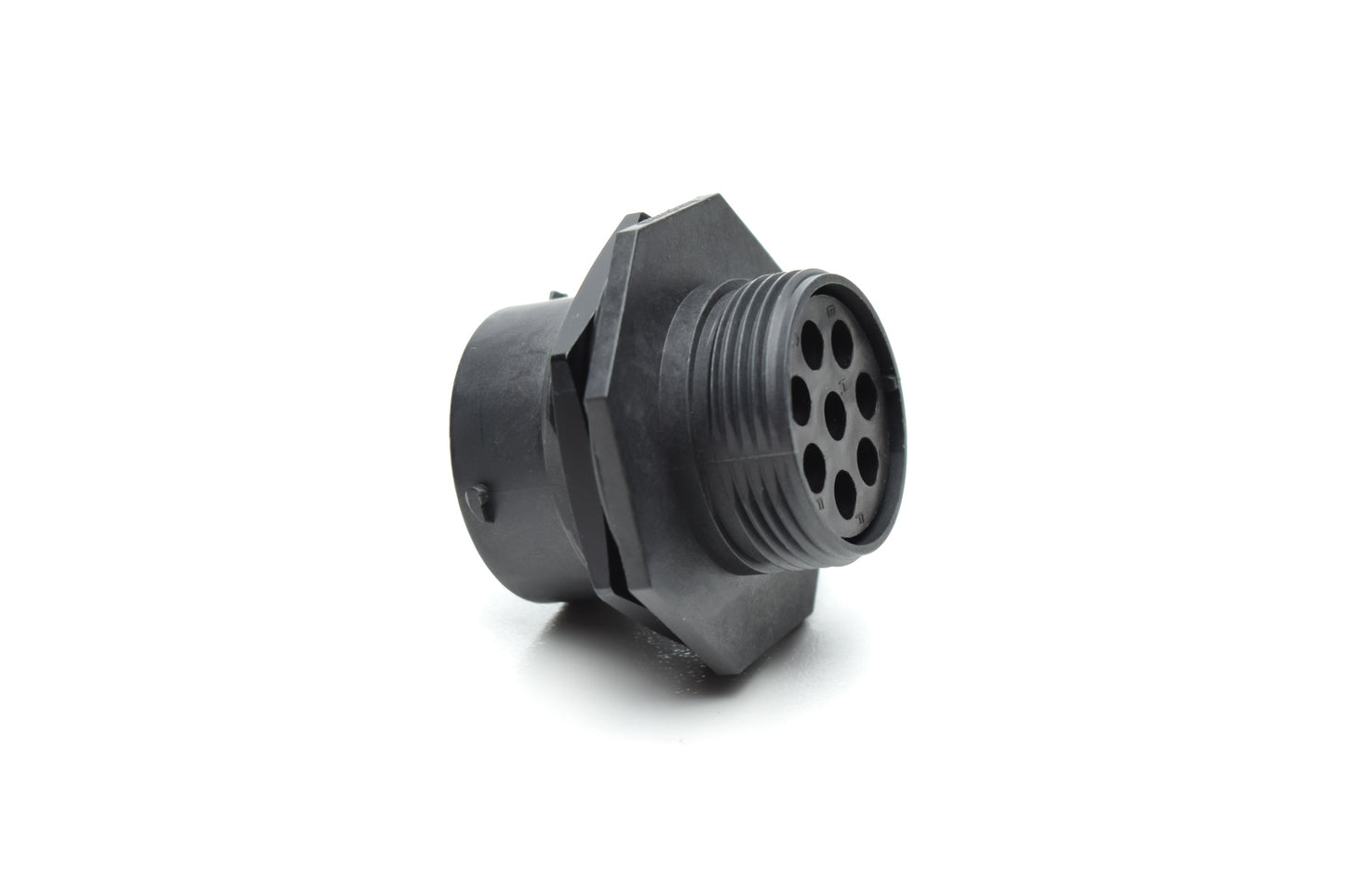 RTS718N8P03 Receptacle, Jam Nut, 8 Position, Male, Shell Size 18, with Silicone Seal
