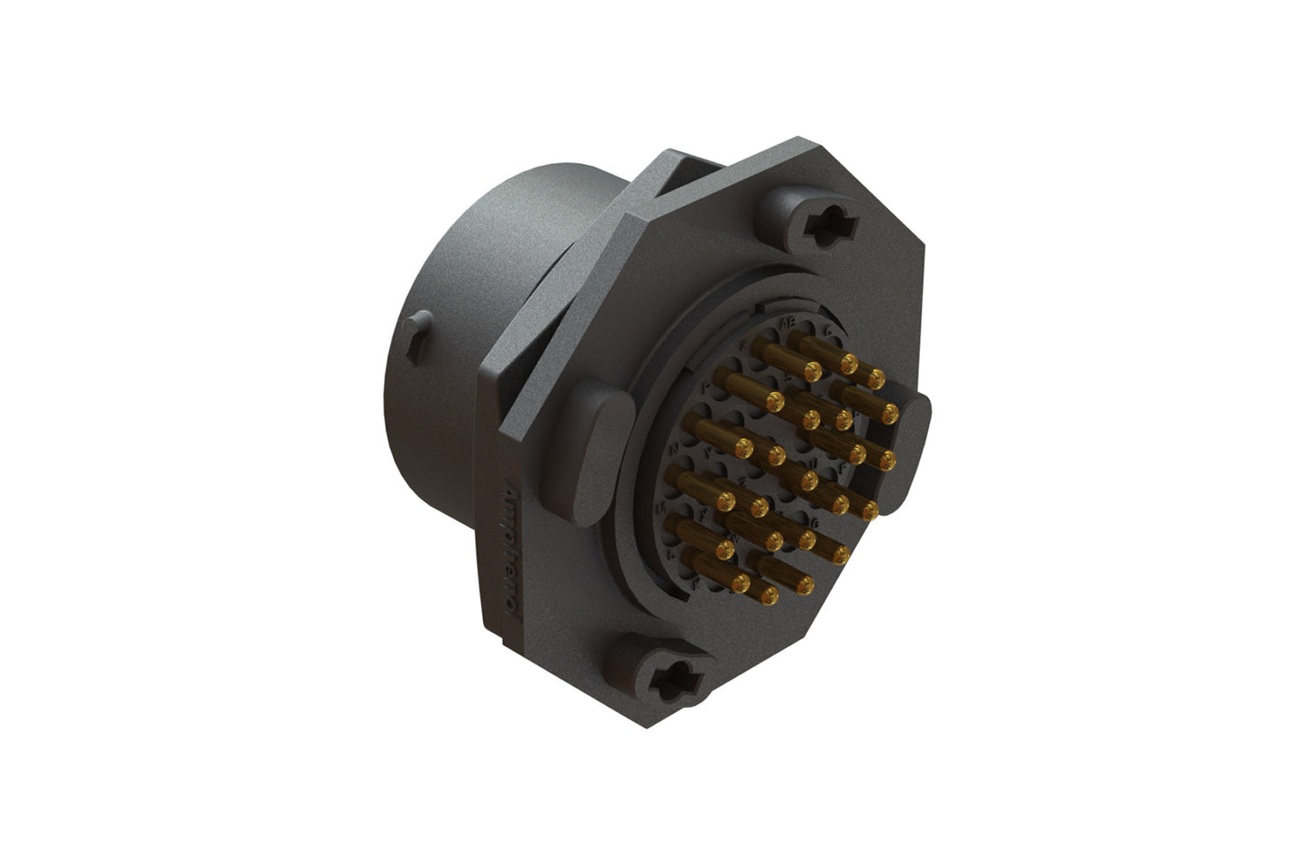 RTS718ND23S03 Receptacle, Jam Nut, PCB Mounted, 23 Position, Female, Shell Size 18, with Silicone Seal. Comparable part no. UTS718D23S