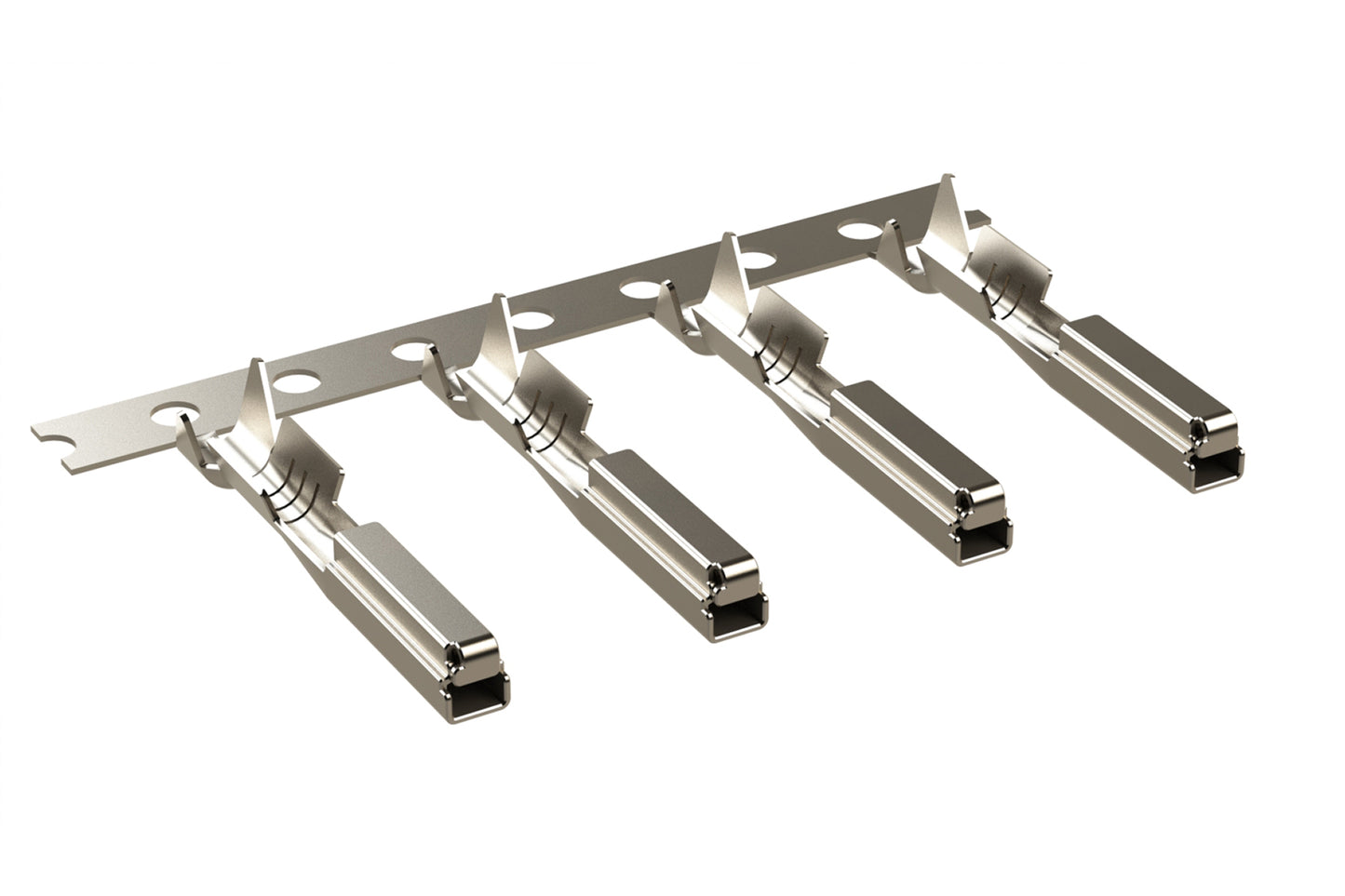 SC000572N Socket contact, signal, 1.0x0.64mm, stamped & formed, 20-22AWG, nickel plating