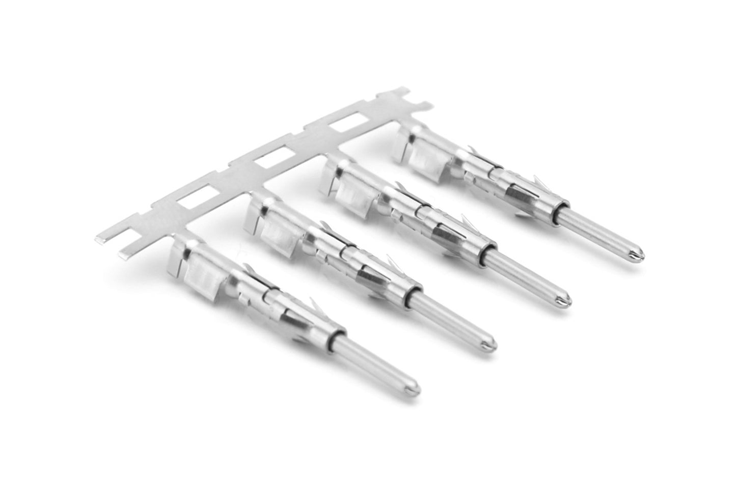 SP24M2T Pin Contact, Stamped, Size 16, Tin over Nickel, Wire Range .14-.25mm², 26-24 AWG, with 3 Tangs