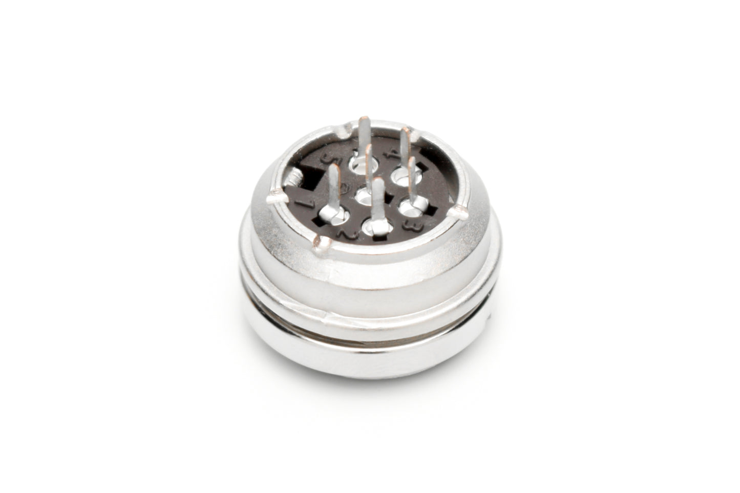 T 3403 400 Rear mounting female Connectors with ring nut (hex nut available upon request). Pin length of 10.5mm from flange. Contacts included.
