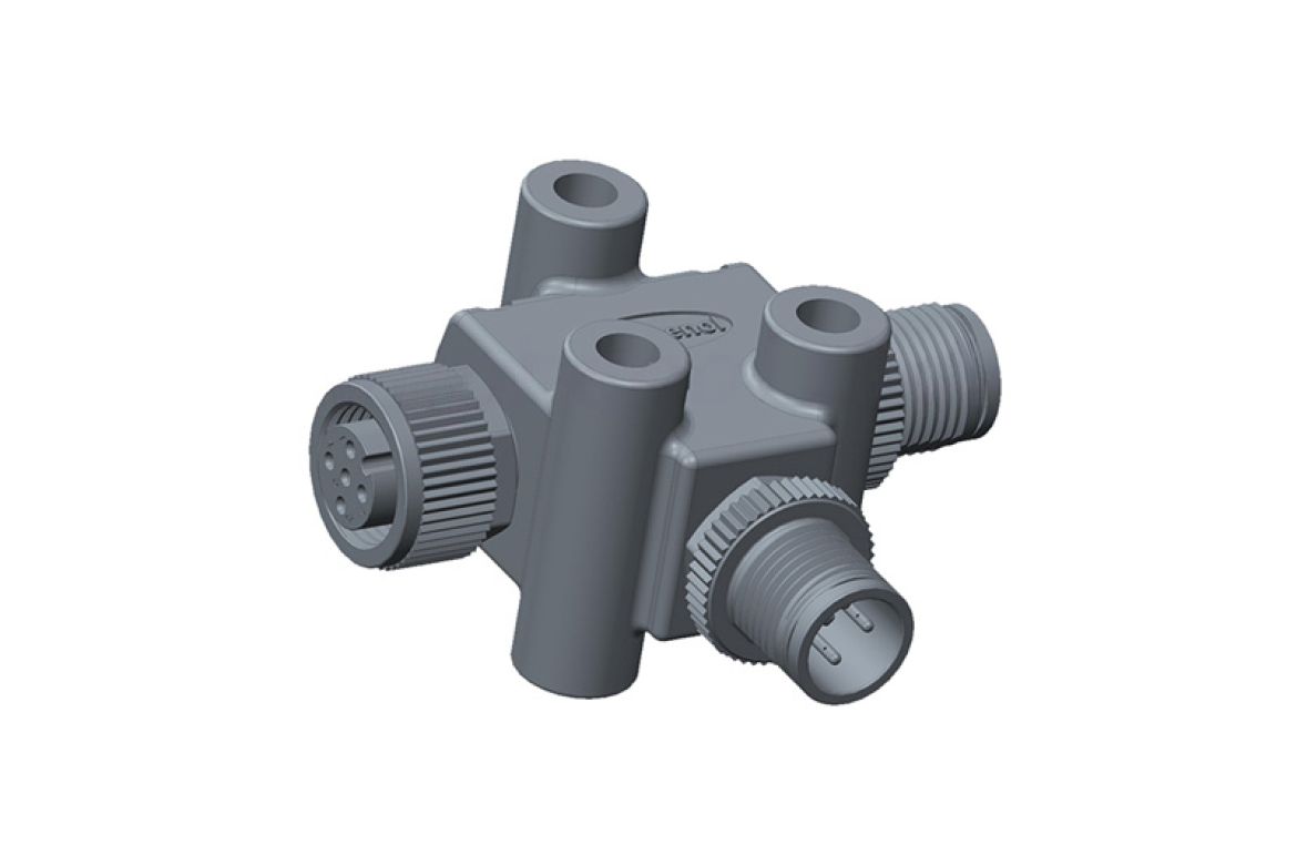 TA-A08M-A08F-A08M-01 Metric Circular Connector