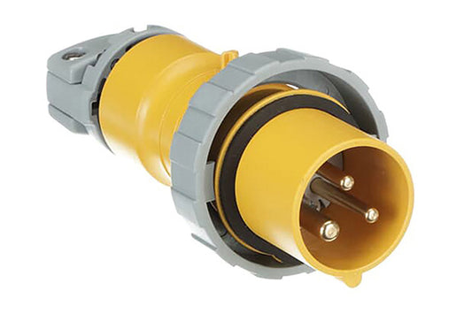 2CMA100304R1000 2P+E Male Industrial Plug, UL/CSA. Replaces Part# ABB320P4W. Comparable part no. ME320P4W, 320P4W, 320P4WLEV, HBL320P4W, AH320P4W, PS320P4W, 320P4W