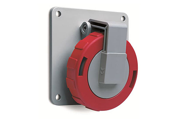 2CMA100440R1000 3P+E Female Industrial Receptacle, Angled, UL/CSA. Replaces Part# ABB420R7W. Comparable part no. ME420R7W, 420R7W, 420R7WLEV, HBL420R7W, AH420R7W, PS420R7W