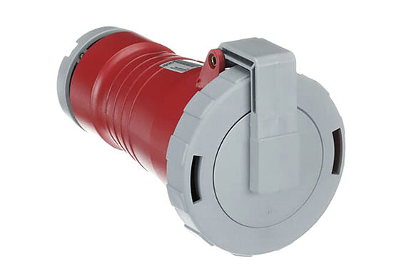 2CMA100606R1000 3P+N+E Female Industrial Connector, UL/CSA. Replaces Part# ABB532C6W. Comparable part no. ME530C6W, HBL532C6W, AH532C6W, PS532C6W