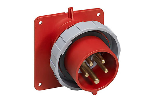 2CMA100617R1000 3P+N+E  Male Industrial Inlet, UL/CSA. Replaces Part# ABB532B6W. Comparable part no. ME530B6W, HBL532B6W, AH532B6W