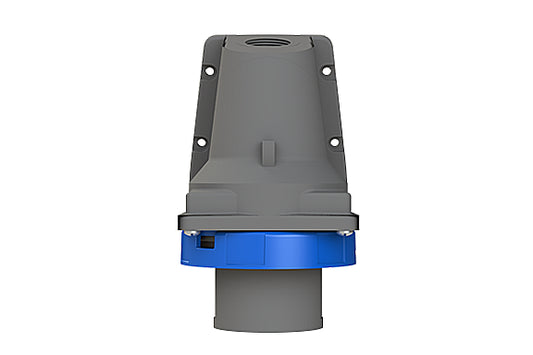 2CMA101189R1000 2P+E Wall Mounted Inlet, Angled. Replaces Part# 232EBS6W