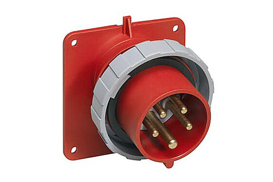 2CMA166664R1000 3P+N+E Panel Mounted Inlet, Unified Flange, Angled. Replaces Part# 432BAU6W