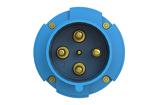 2CMA166756R1000 3P+E Industrial Plug. Replaces Part# 363P9