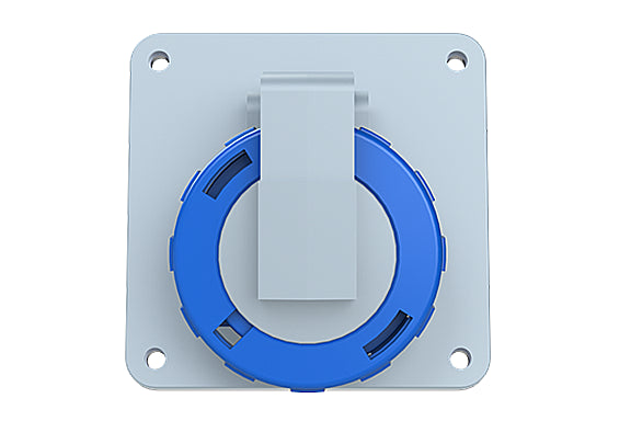 2CMA166996R1000 2P+E Panel Mounted Socket Outlet. Replaces Part# 216RAU6W. Comparable part no. GW62227H, 4132-6f8, F31S283, 12231, 519306, 418.1663, 489126, PEW 1663 PI, UISV216-6S