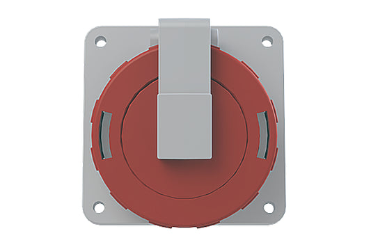 2CMA167030R1000 3P+N+E Panel Mounted Socket Outlet, Unified Flange, Angled. Replaces Part# 416RAU6W. Comparable part no. GW62232H, 4152-6f78, F51S383, 12084, 519, 418.1667, 489146, PEW 1665 PI, UISV416-6S