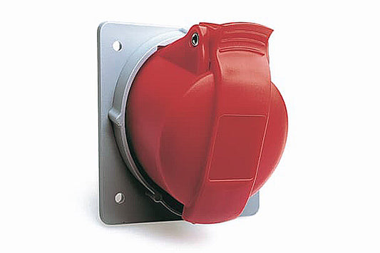 2CMA170021R1000 3P+N+E Panel Mounted Socket Outlet, Minimized Flange, Angled. Replaces Part# 416RAM6