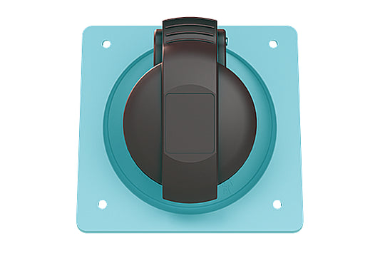 2CMA193235R1000 3P+N+E Panel Mounted Socket Outlet, Unified Flange, Angled. Replaces Part# 416RAU6. Comparable part no. GW62210H, 415-6, F51S333, 1227, 510, 412.1667, 488146, PE 1665 PI, UIS416-6S