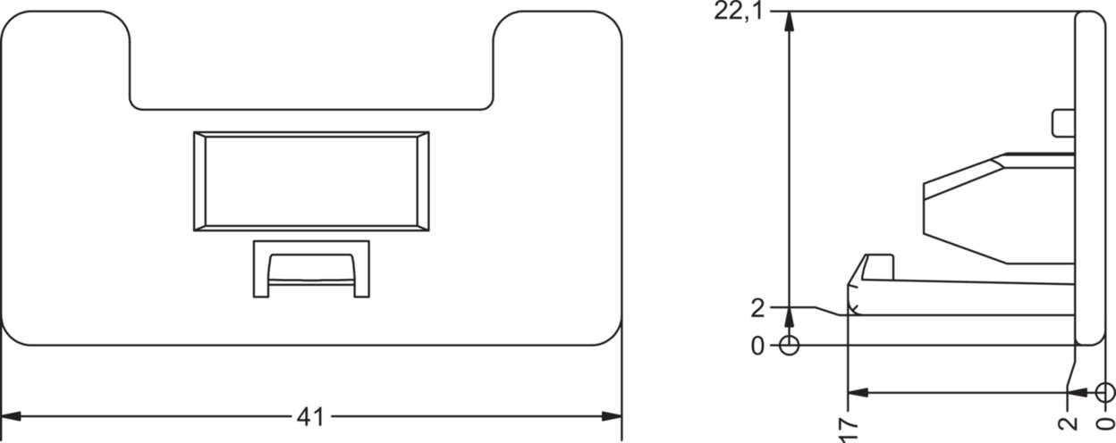 380090.001 Cabinet|Accessories|Plastic parts|Edge protection
