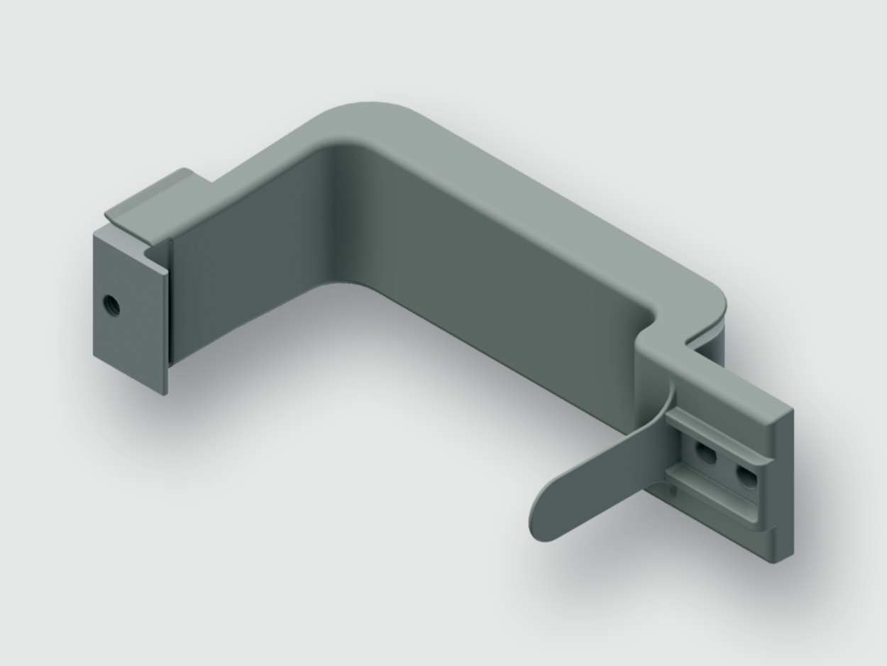 380229.002 Cabinet|AirSTREAM|Aluminium bracket|B√ºgel + Iso SR032