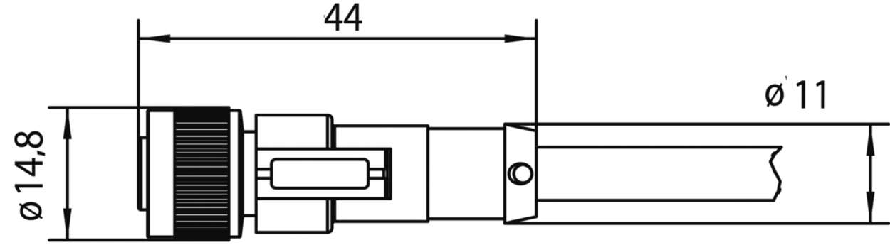442010 Actuator Sensor cable assembly|Actuator Sensor cable extrusion|M 12 Connection cable|M 12 Connection cable