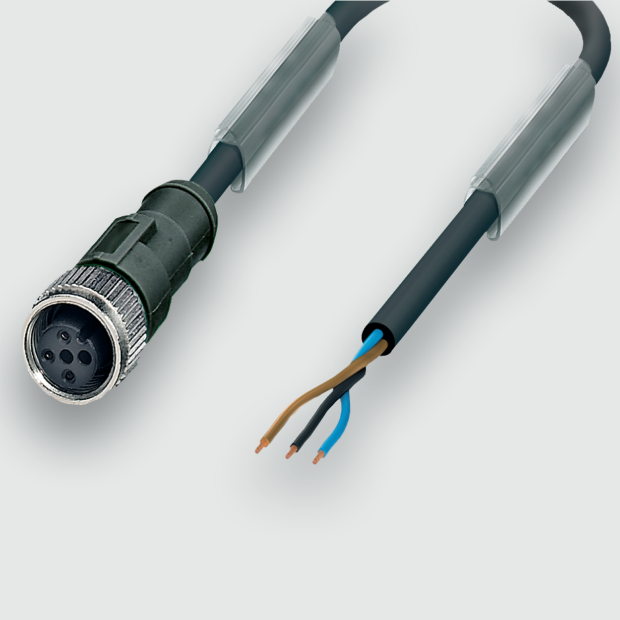 Actuator Sensor cable assembly|Actuator Sensor cable extrusion|M 12 Connection cable|M 12 Connection cable