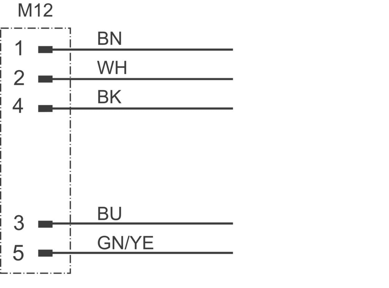 473100 Actuator Sensor cable assembly|Actuator Sensor cable extrusion|M 12 Connection cable|M 12 Connection cable