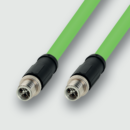 475600.05 Actuator Sensor cable assembly|Actuator Sensor cable extrusion|Fieldbus-Network cable M 12|Ethernet IP