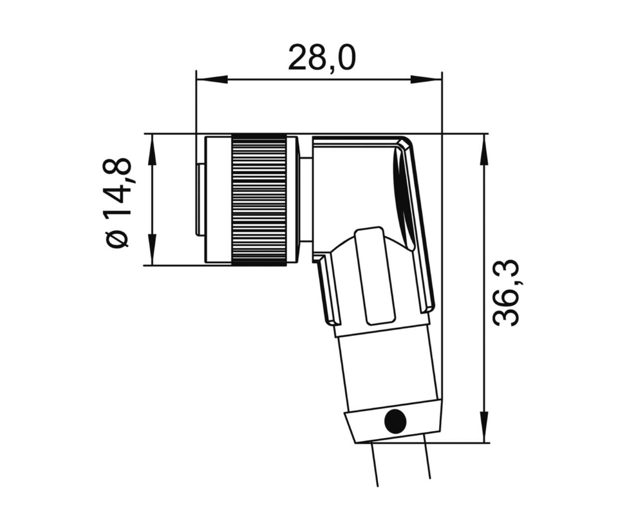 479020 Actuator Sensor cable assembly|Actuator Sensor cable extrusion|M 12 Connection cable|M 12 Connection cable