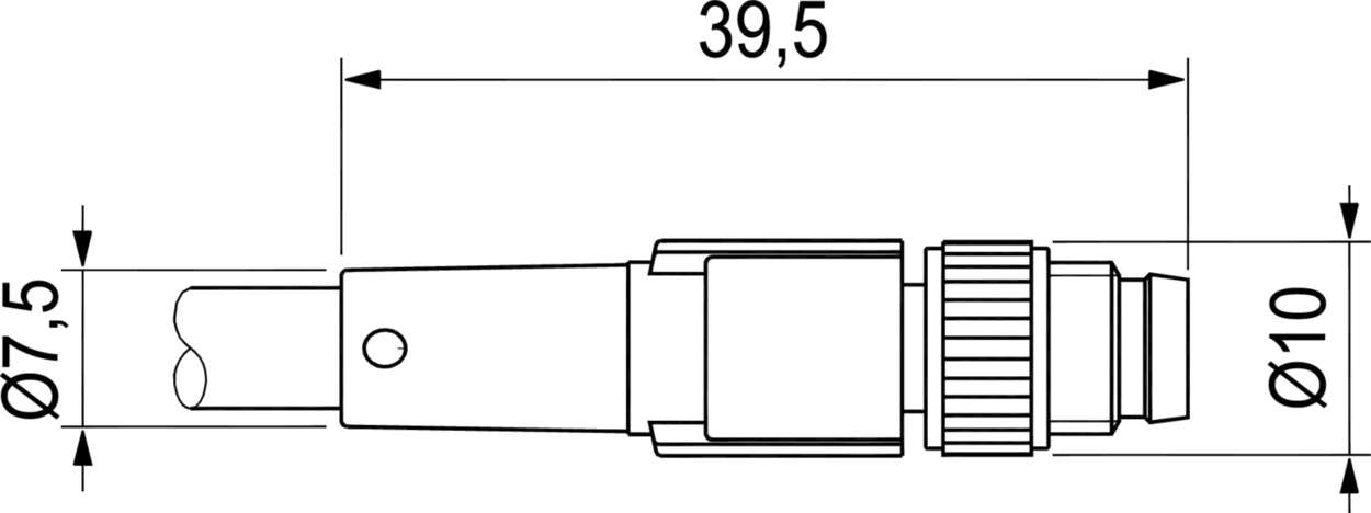 486100 Actuator Sensor cable assembly|Actuator Sensor cable extrusion|M 8 Connection cable|M 8 Connection cable