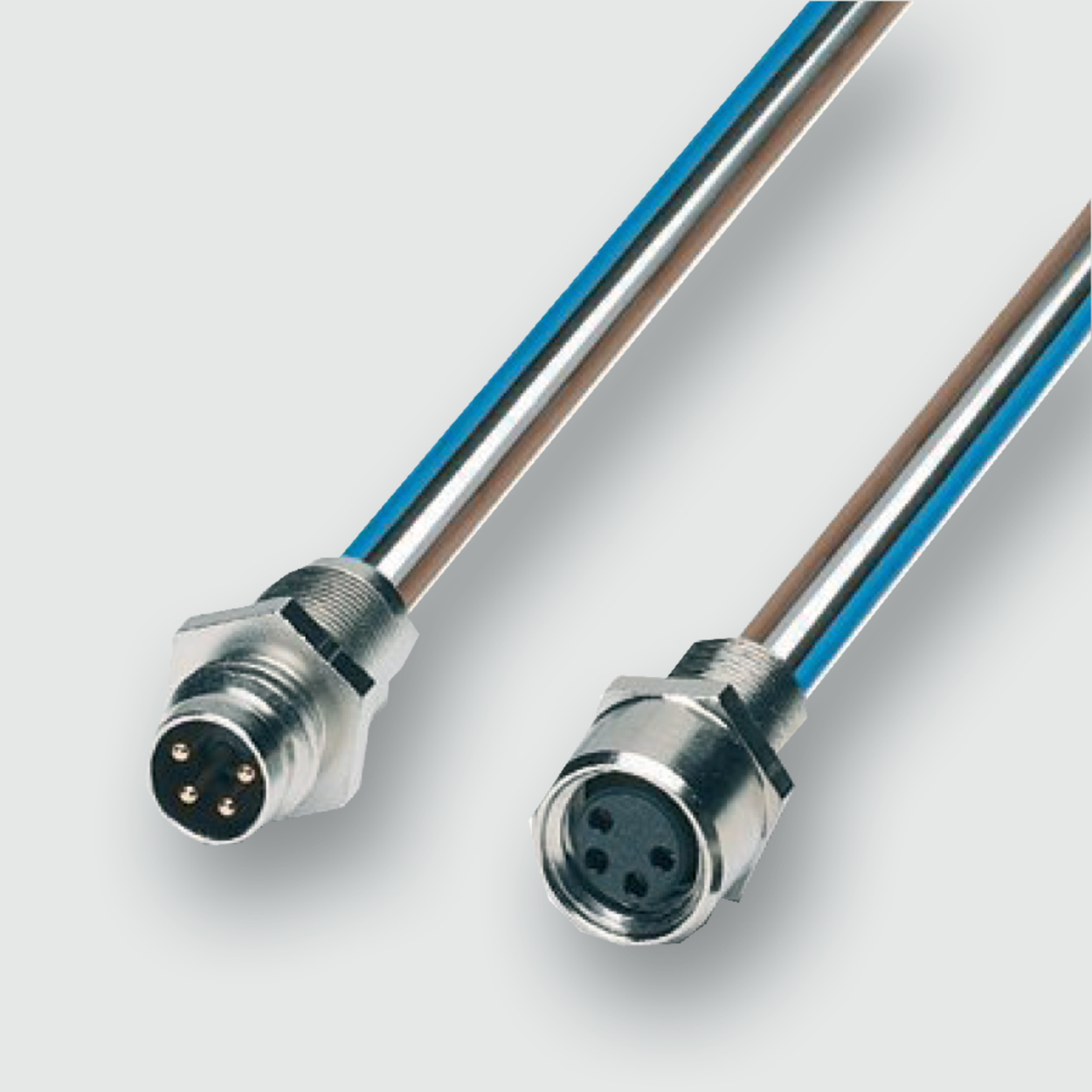 Actuator Sensor cable assembly|Panel connector|M 8|M 8 – Amphenol Australia