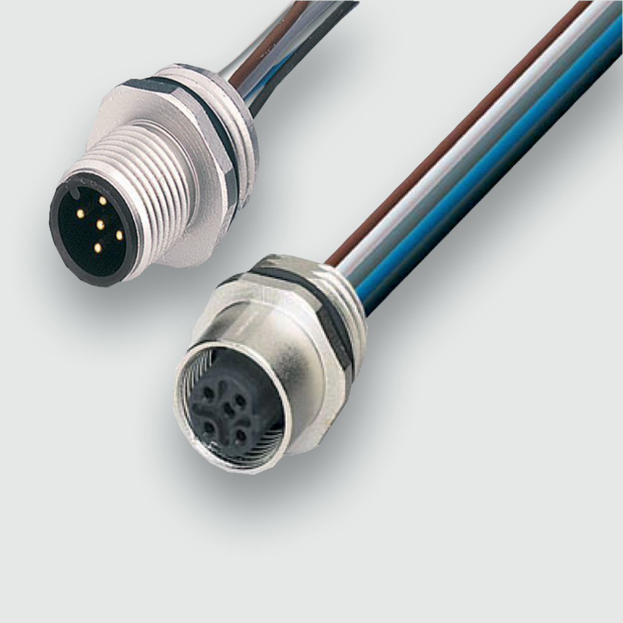 490068 Actuator Sensor cable assembly|Panel connector|M 12|M 12