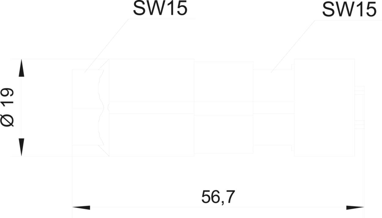 490168 Actuator Sensor cable assembly|Configurable connector|M 12|M 12