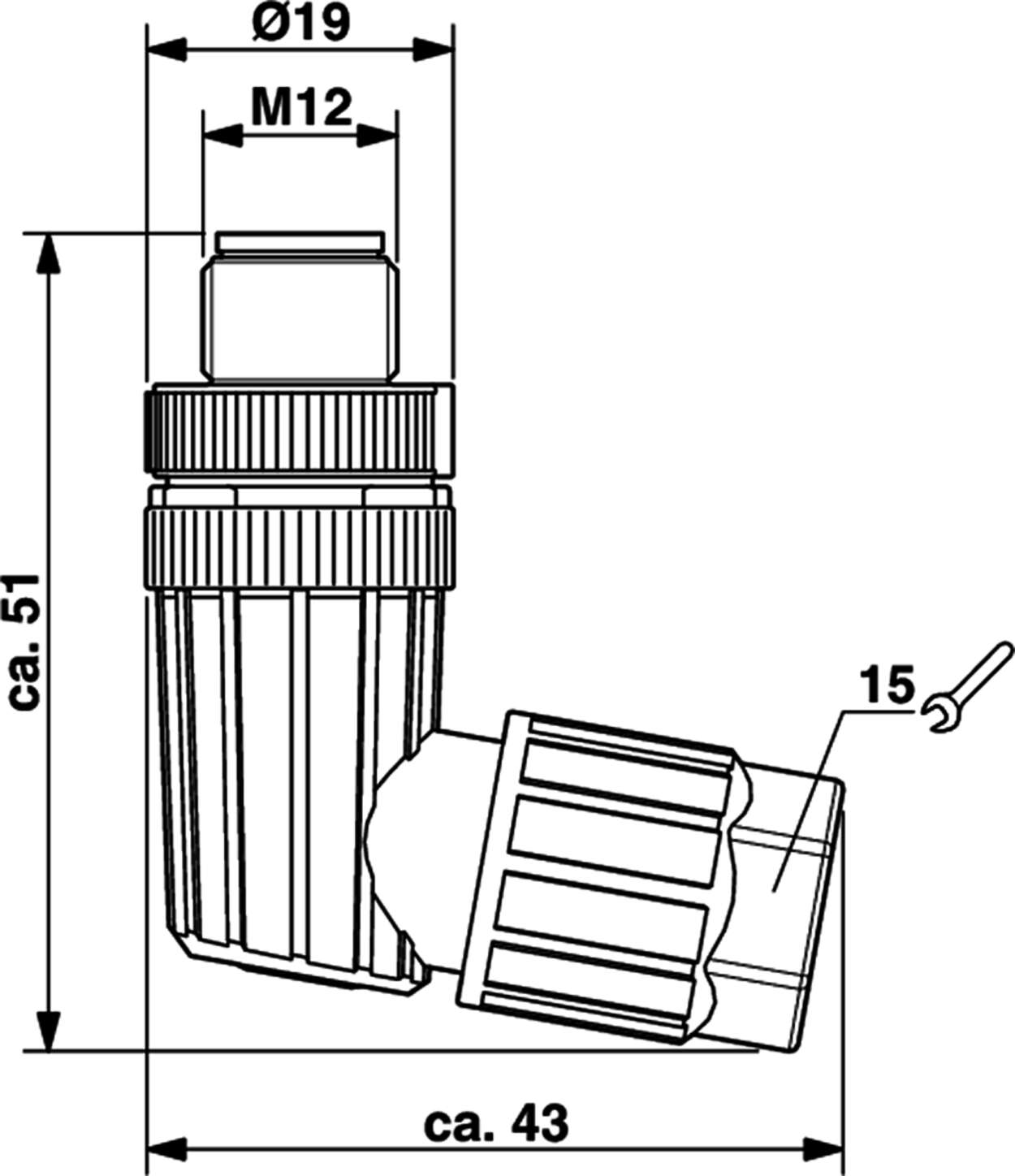 490195 Actuator Sensor cable assembly|Configurable connector|M 12|M 12