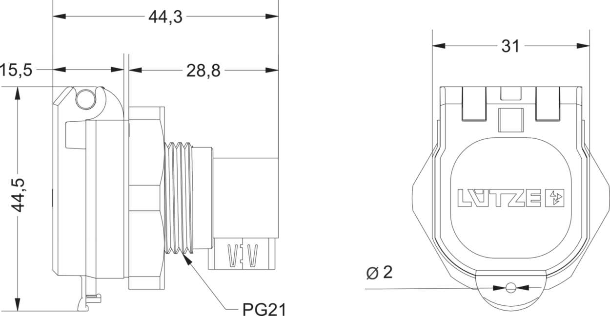493091 Actuator Sensor cable assembly|Panel connector|Other|Other
