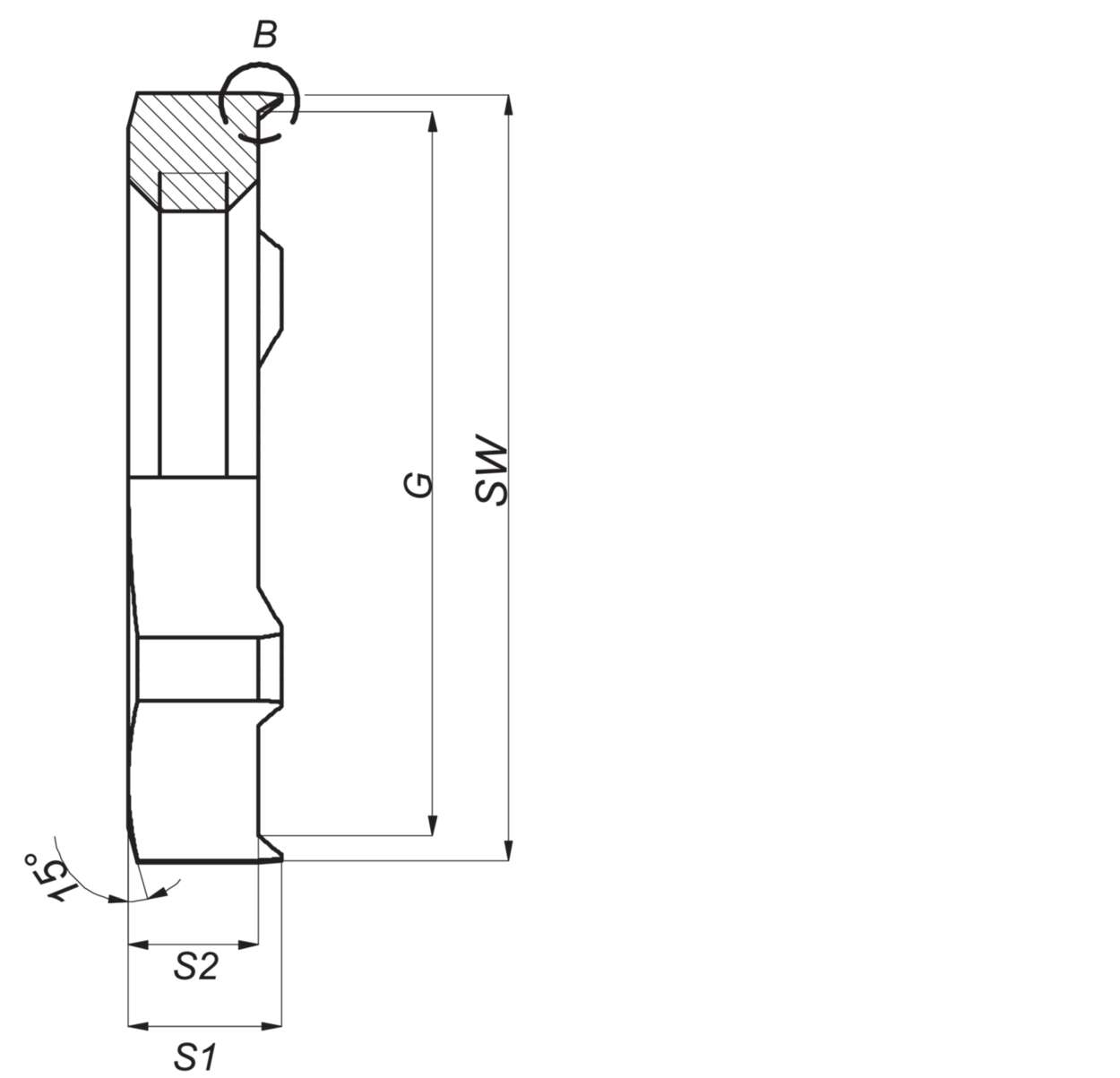 600460 Cable fitting + accessories|Adapter|GMS-EMC metal|metric