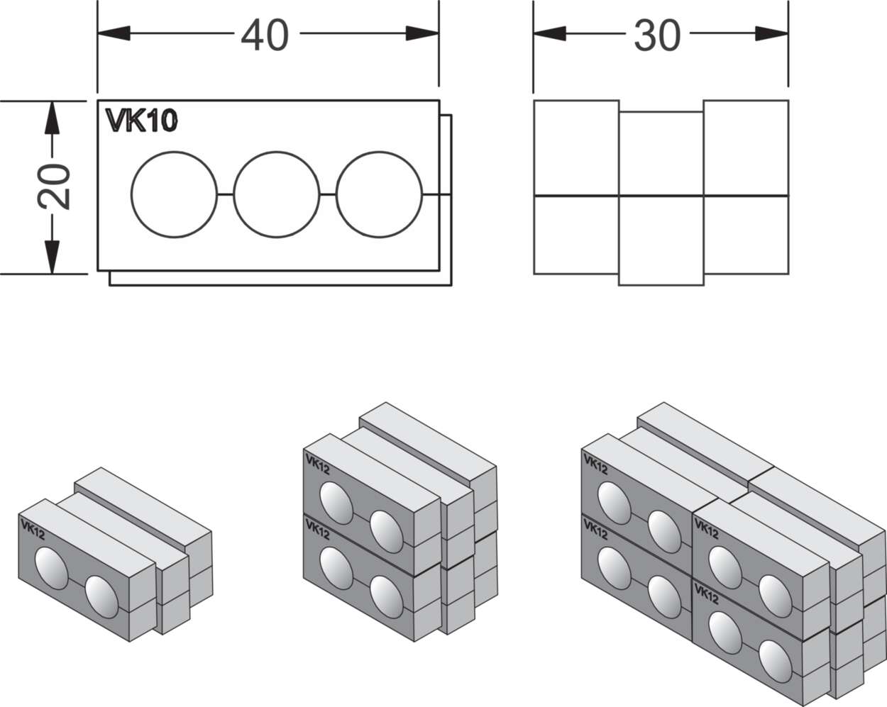 606157 Cable fitting + accessories|Cablefix Vario|Rubber module|Rubber module