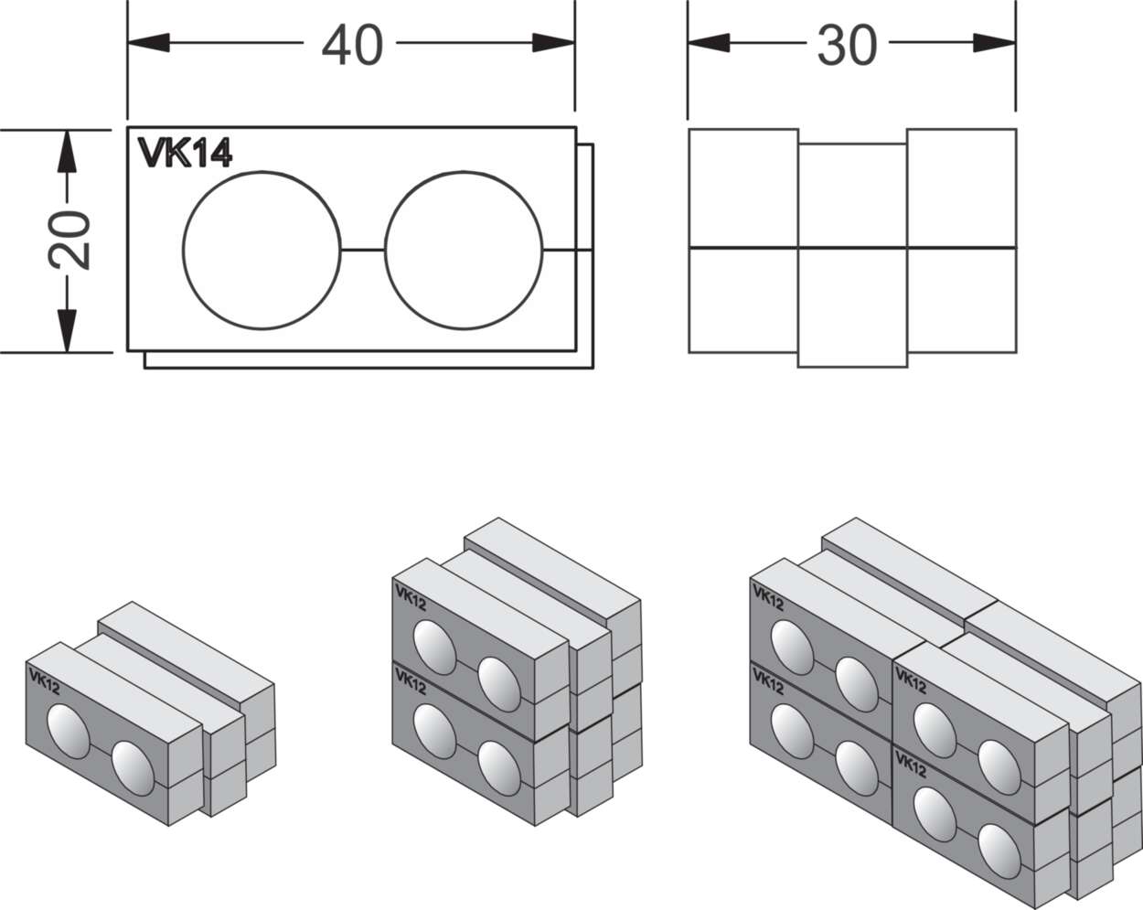 606159 Cable fitting + accessories|Cablefix Vario|Rubber module|Rubber module