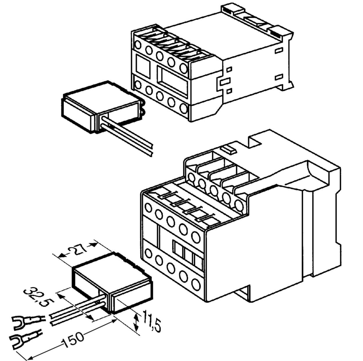 700323 Protection and suppression techn|Suppressor for switched gear|Universal|Universal
