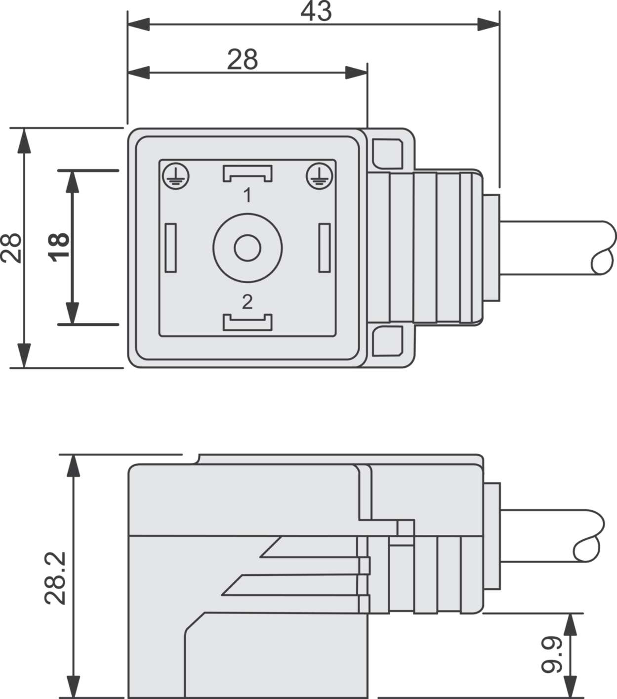 709607 Protection and suppression techn|Valve connector|With cable|Design A