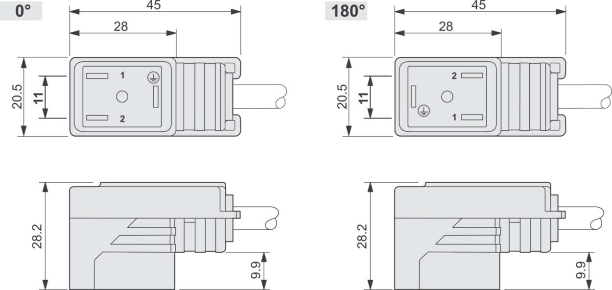 709747 Protection and suppression techn|Valve connector|With cable|Design B Ind.
