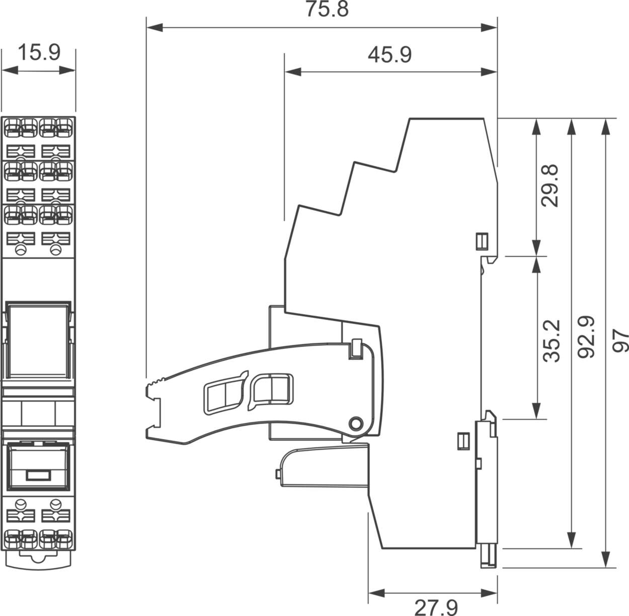 770052 Control unit|Relay coupler|Standard contacts|LCIS