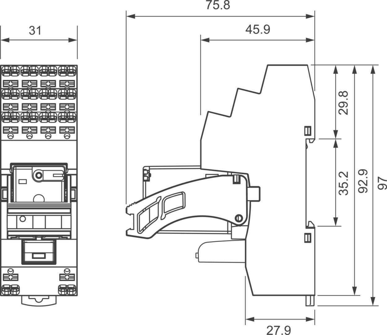 770062 Control unit|Relay coupler|Standard contacts|LCIS