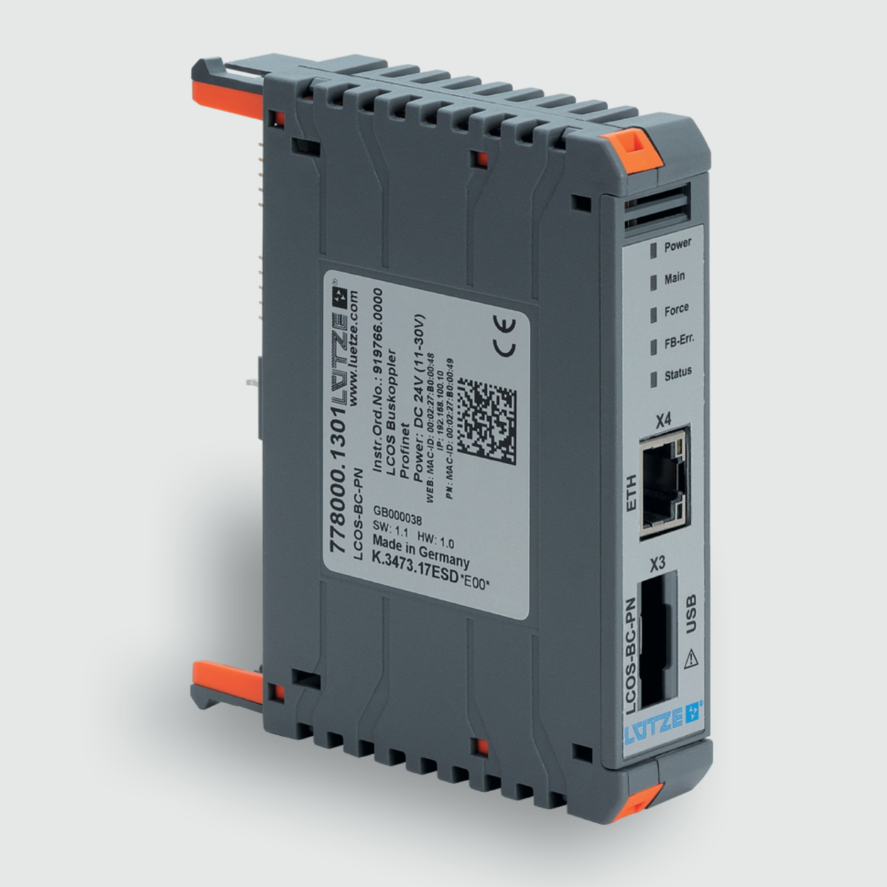 778000.1301 Communication|I/O System|LCOS IP20|BUS Coupler